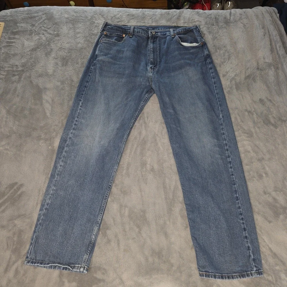 Levis 505 Jeans Mens 40x32 Measures 38x30 Blue Straight‎ Leg